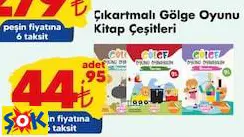 ÇIKARTMALI GÖLGE OYUNU KİTAP ÇEŞİTLERİ